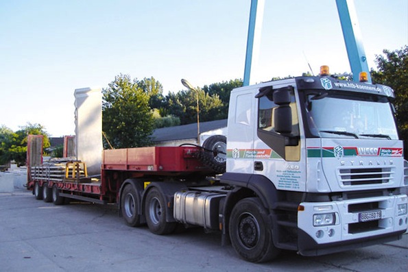 HTB-Transport-Lkw mit Wendeltreppe